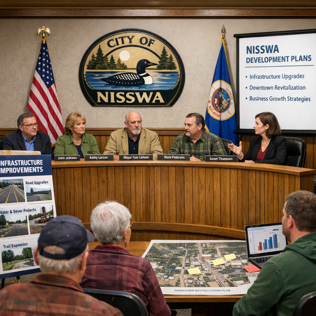 Nisswa City Council Advances Infrastructure and Economic Development Initiatives